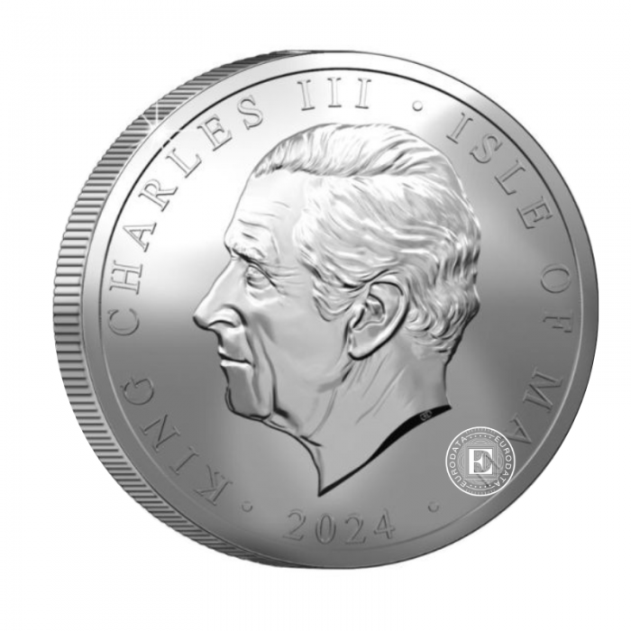 1 oz  (31.10 g) srebrna moneta The Noble, Wyspa Man 2024