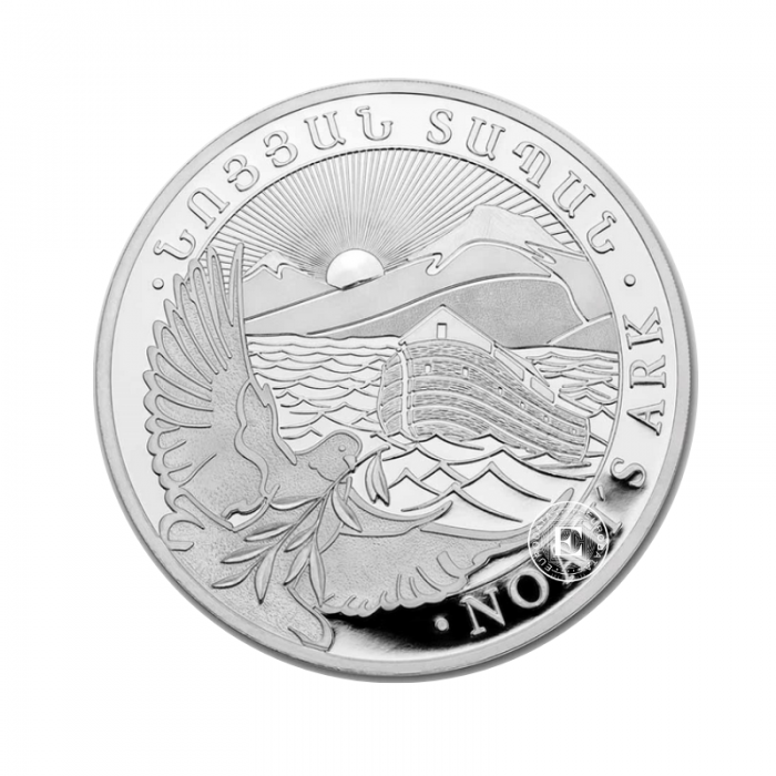 1 oz (31.10 g) srebrna moneta Noah's Ark, Armenia 2022
