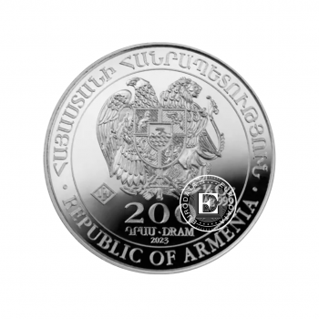 1/2 oz (15.55 g) sidabrinė moneta Nojaus Arka, Armėnija 2023