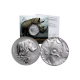 1 oz (31.10 g) silver coin on coincard Big Five – Rhinoceros, Republic of South Africa 2025