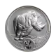 1 oz (31.10 g) silver coin on coincard Big Five – Rhinoceros, Republic of South Africa 2025