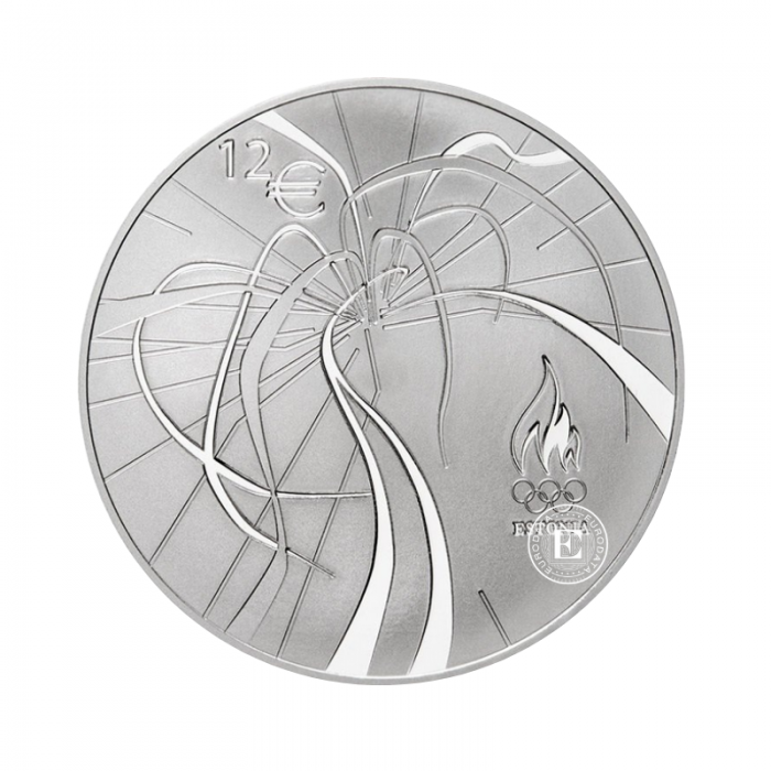 12 Eur (28.28 g) silver PROOF coin Olympic games in London, Estonia 2012
