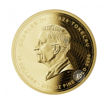 1/10 oz (3.11 g) gold coin Magnum Opus, Tokelau 2024