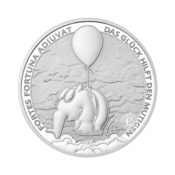 1 oz (31.10 g) pièce d'argent Ottifant - Fortes Fortuna Adiuvat, Tuvalu 2026