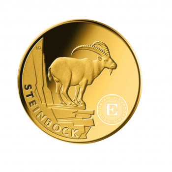 20 Eur (3.89 g) auksinė moneta Ožiaragis - A, D, F, G, J, Vokietija 2023 (su sertifikatu) 