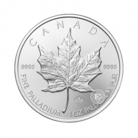 1 oz (31.10 g) pièce de palladium Maple Leaf, Canada (random year)