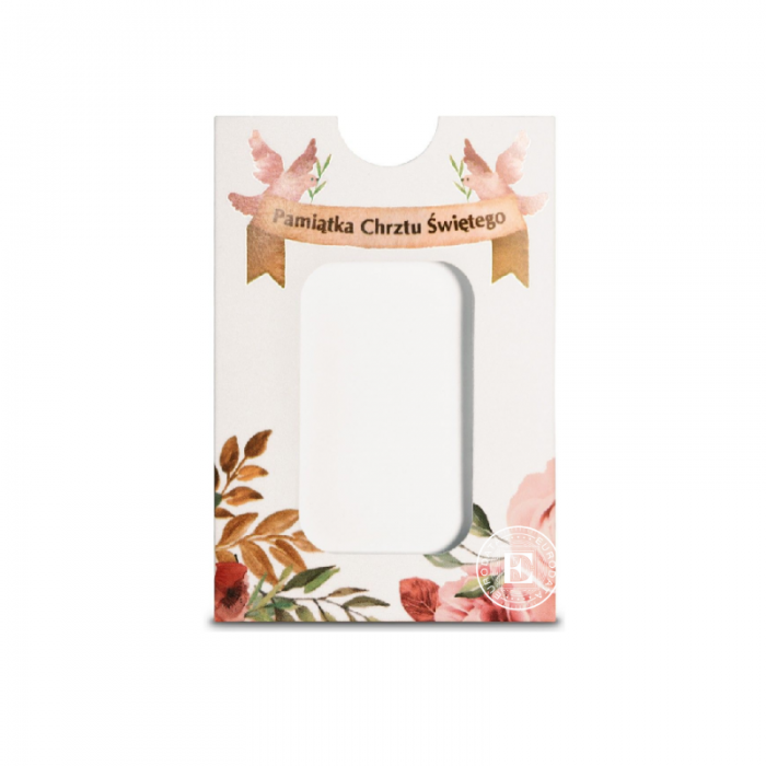 Gift insert for gold bar - Christening of a Girl