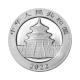 Pièce de 1 g sur la carte platine Panda, Chine 20223 (avec certificat)