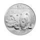 1 oz (31.10 g) silbermünze Panda, China 2010
