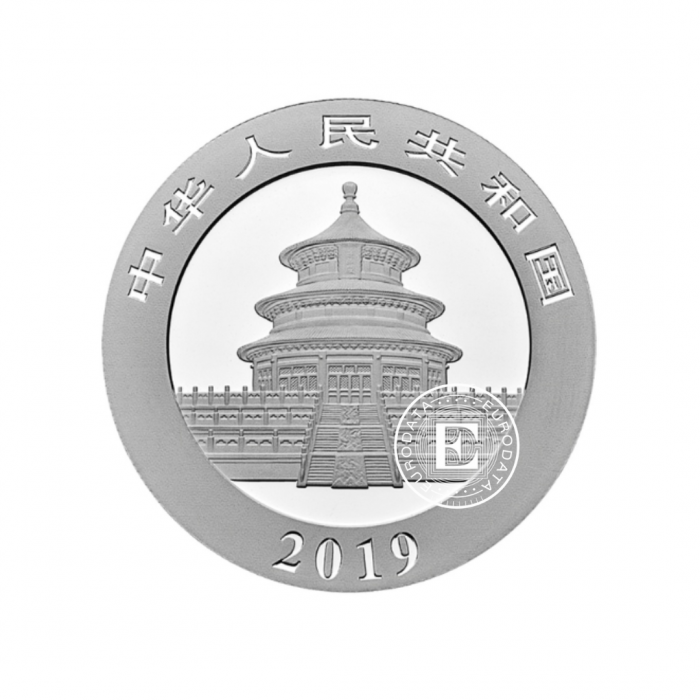 30 g silver coin Panda, China 2019