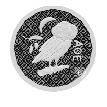 1 oz (31.10 g) silbermünze Owl of Athens, St. Helena 2024