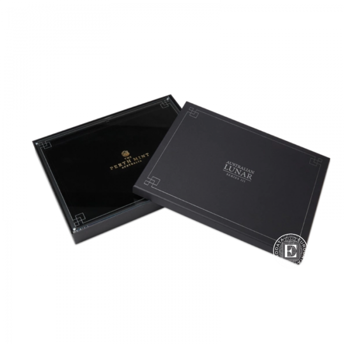 Originali prezentacinė  dežutė sidabrinėms LUNAR III serijos monetoms, Australian Perth Mint