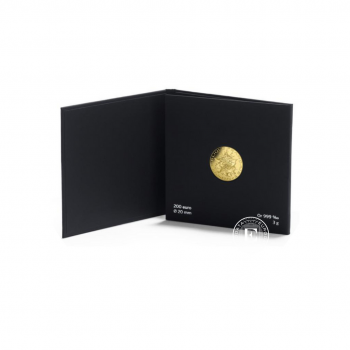 200 eurų (3 g) auksinė moneta kortelėjė Istorija, Prancūzija 2019