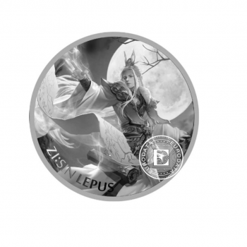 1 oz (31.10 g) pièce d'argent Zi: Sin Lepus, Corée du Sud 2023