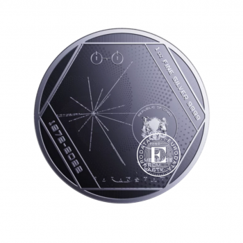 1 oz (31.10 g) Silbermünze Pioneer Plaque, Republik Tschad 2022