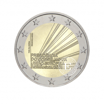 2 Eur Münze EU Ratspräsidentschaft, Portugal 2021