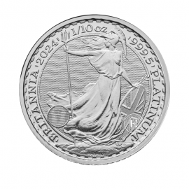 1/10 oz (3.11 g) platinum coin Britannia - King Charles III, Great Britain 2024