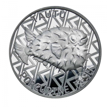 1 oz (31.10 g)  pièce d'argent  Porcupine fish, Tokelau 2021