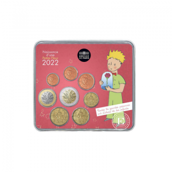 3.88 Eur coin set The  Little Prince - Naissance d'une fleur, France 2022