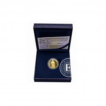 100 euro (6.75 g) złota PROOF moneta Leoni, Bicentennial of the Prado Museum, Hispania 2019