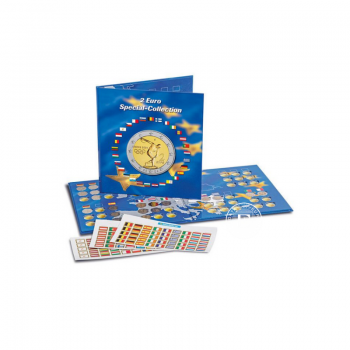 Album na monety PRESSO 2 Eur, Leuchtturm (z naklejkami)