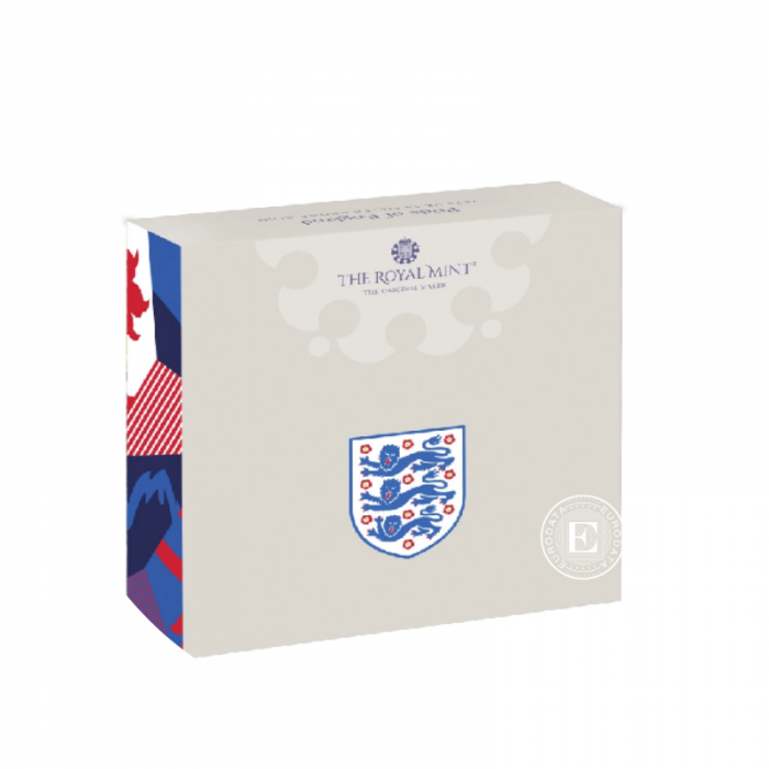 28.28 g silbermünze PROOF Pride of England, Großbritannien 2023