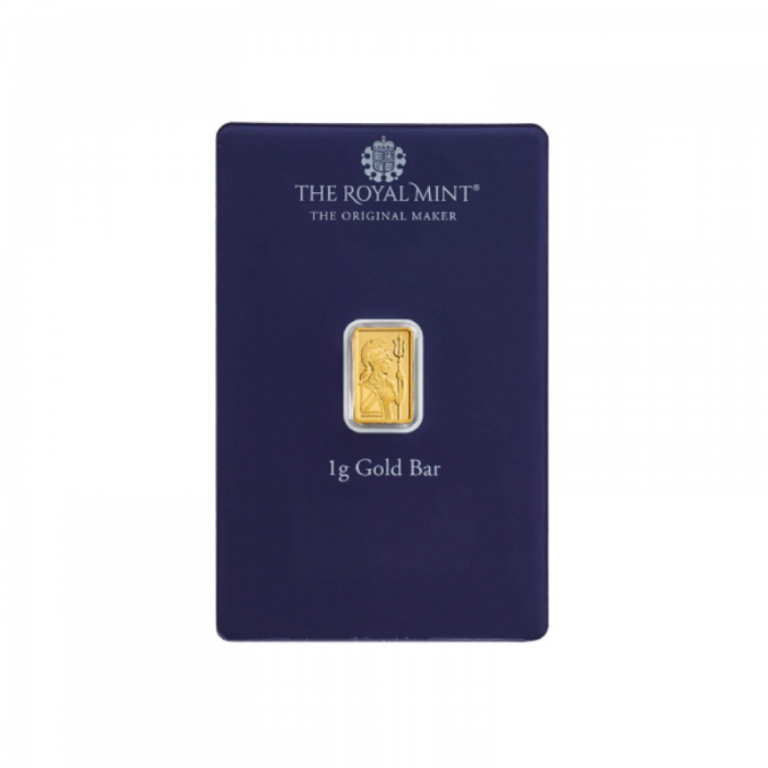 1 g lingot d'or Best Wishes, The Royal Mint 999.9