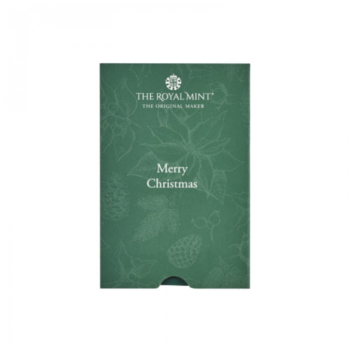 1 g investicinio aukso luitas Merry Christmas, The Royal Mint 999.9