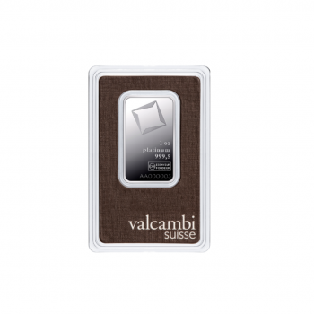 1 oz (31.10 g) platinos luitas Valcambi 999.5