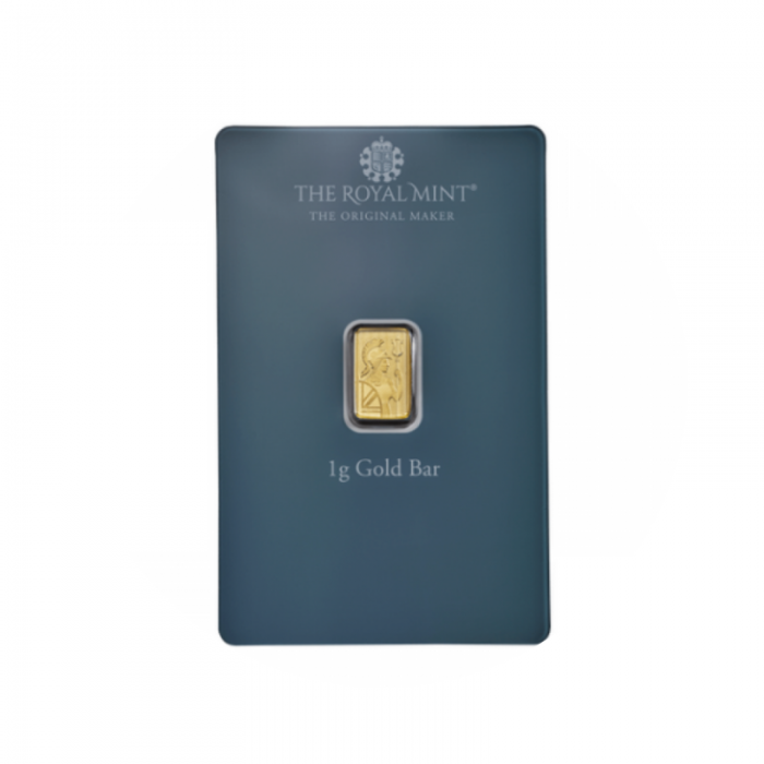 1 g gold bar of Happy Birthday, The Royal Mint 999.9