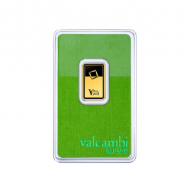 5 g investicinio aukso luitas Green Gold, Valcambi 999.9