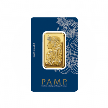 1 oz (31.10 g) investicinio aukso luitas, PAMP 999.9