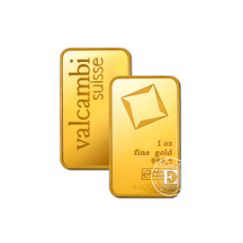 1 oz (31.10 g) investicinio aukso luitas Valcambi 999.9