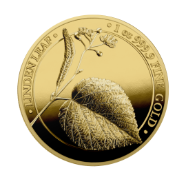 1 oz (31.10 g) złota PROOF moneta Mythical Forest - Linden Leaf, Poland 2022 