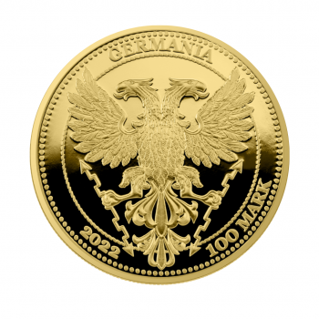 1 oz (31.10 g) auksinė PROOF moneta Liepų lapas, Lenkija 2022