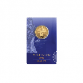 1/4 oz (7.77g)  gold coin Melita, Malta 2022