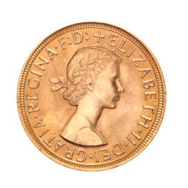 7.98 g gold Sovereign Queen Elizabeth II, United Kingdom 1957-2021