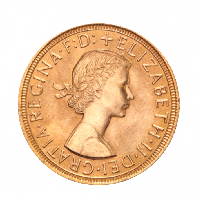 7.98 g soverenas Queen Elizabeth II, Didžioji Britanija 1957 - 2021