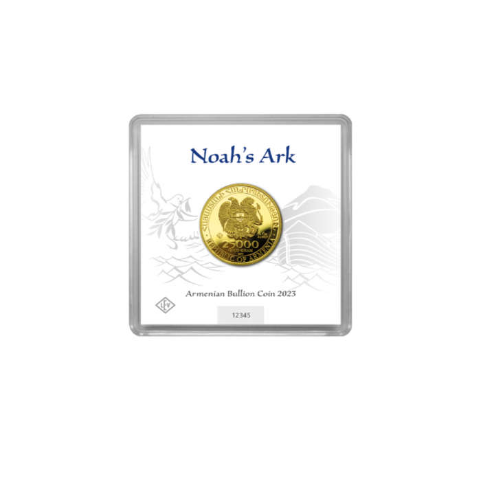 1/2 oz (15.55 g) pièce d'or Noah's Ark, Armenia 2023