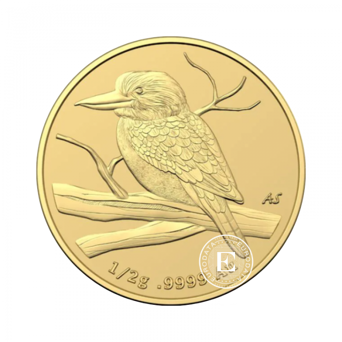 0.5 g gold coin Mini Kookaburra, Australia 2022