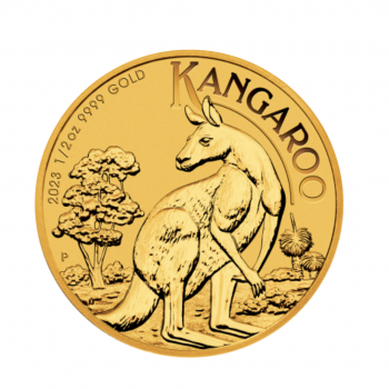 1/2 oz (15.55 g) gold coin Kangaroo, Australia 2023