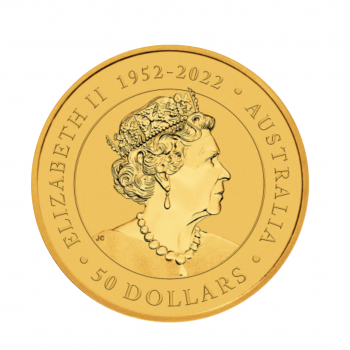 1/2 oz (15.55 g) auksinė moneta Kengūra, Australija 2023