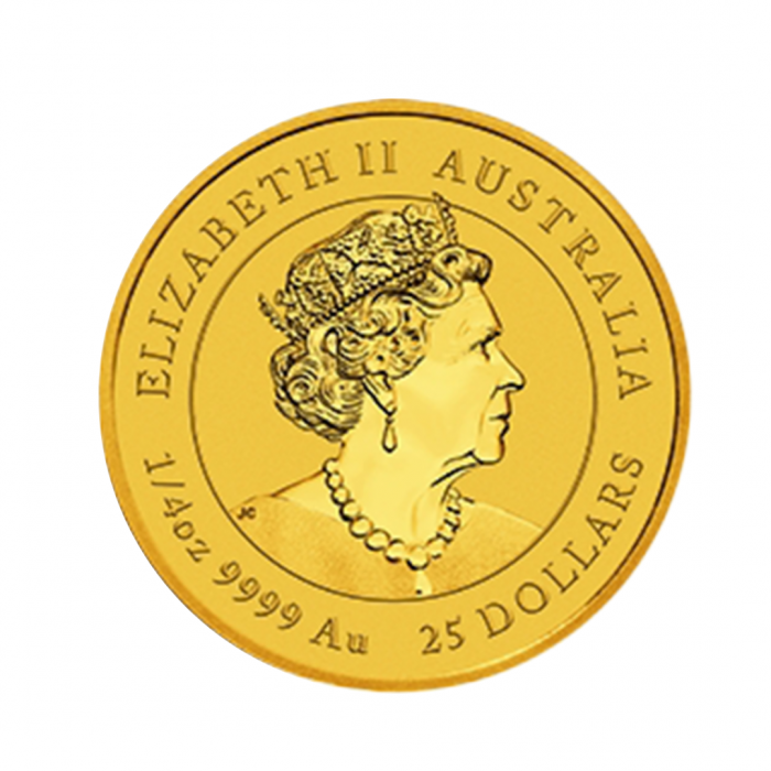 1/4 oz (7.78 g) gold coin Lunar Year Of The Rabbit, Australia 2023