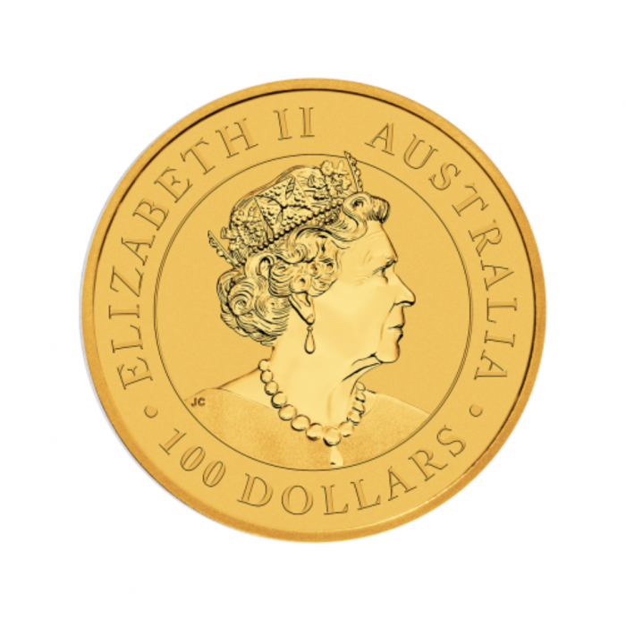 1 oz (31.1 g) auksinė moneta Kengūra, Australija 2020