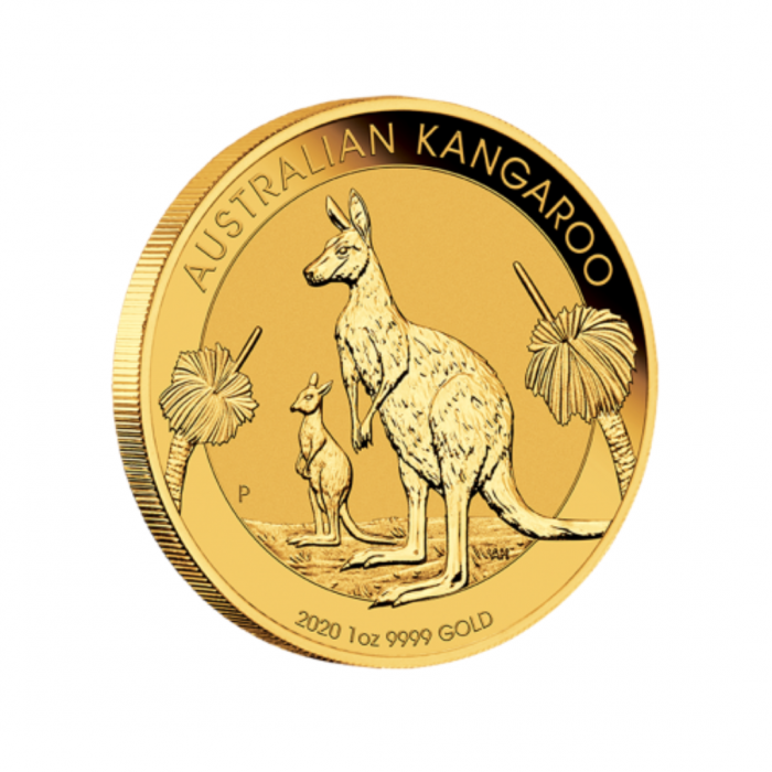 1 oz (31.1 g) auksinė moneta Kengūra, Australija 2020