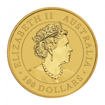 1 oz (31.10 g) auksinė moneta Kengūra, Australija 2022