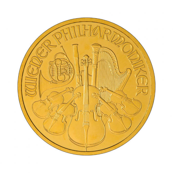 1 oz (31.1 g) pièce d'or Philharmonique de Vienne, Autriche 2009