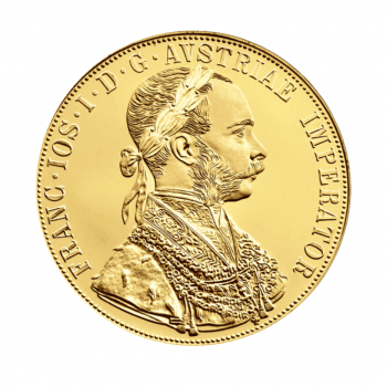13.96 g auksinė moneta 4 Dukatai, Austrija (Restrike)