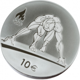 10 eurų sidabrinė PROOF moneta XXXI vasaros olimpinės žaidynės Rio de Žaneire, Estija 2016