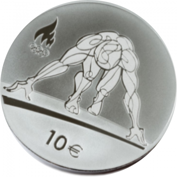 10 eurų sidabrinė moneta XXXI vasaros olimpinės žaidynės Rio de Žaneire, Estija 2016